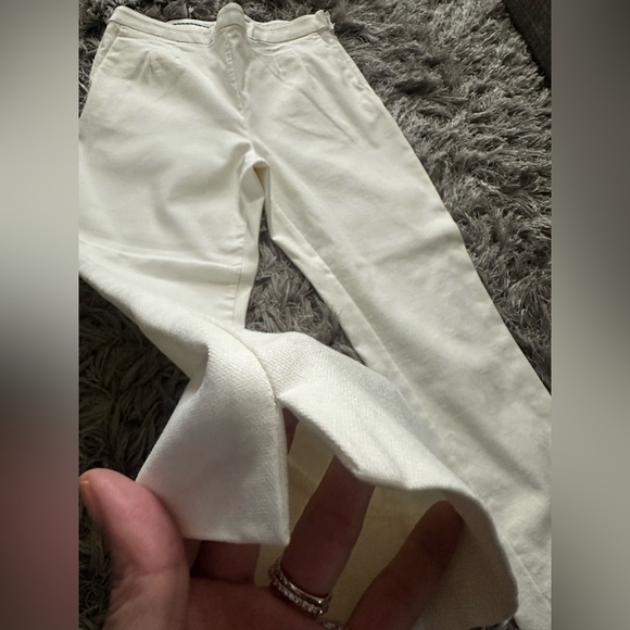 Riley & Rae Cream Women's Pants - Picture 3 of 7